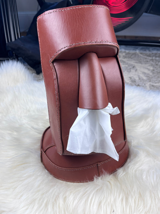 Moai home decor tissue holder